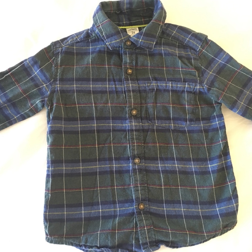 ⚡️Carters⚡️ Little Boys 3T Button Collared Top